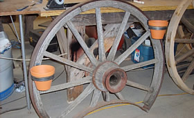 Wheel planter
