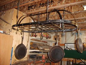 Metal Pot Rack